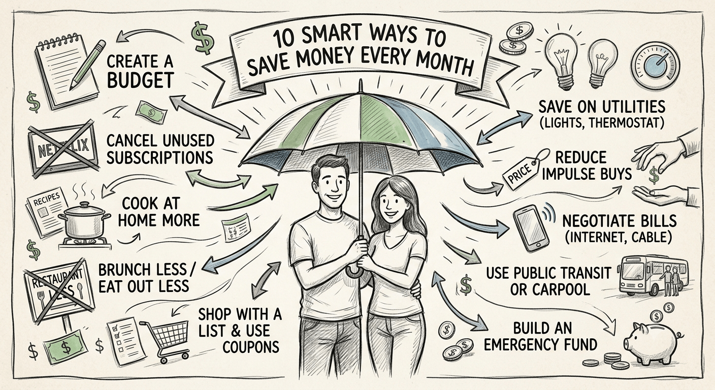 10 Smart Ways to Save Money Every Month 2 Gemini Generated Image mlfbjimlfbjimlfb